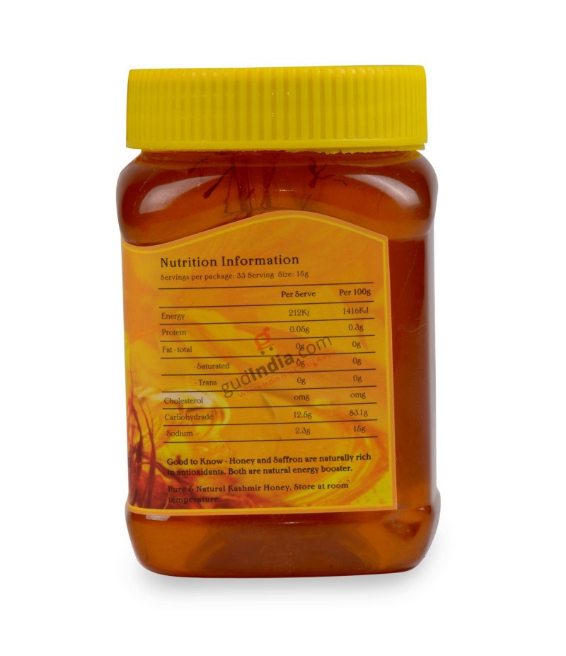 Natural Kashmiri Saffron Honey 500gm